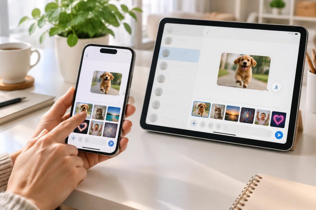 découvrez comment envoyer et enregistrer facilement des gif sur iphone et ipad, étape par étape, pour partager vos animations préférées.